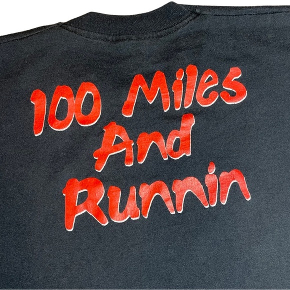 Rare Made In USA Single Stitch Vintage 1990 NWA 100 Miles And Runnin Rap Tee - Picture 4 of 7